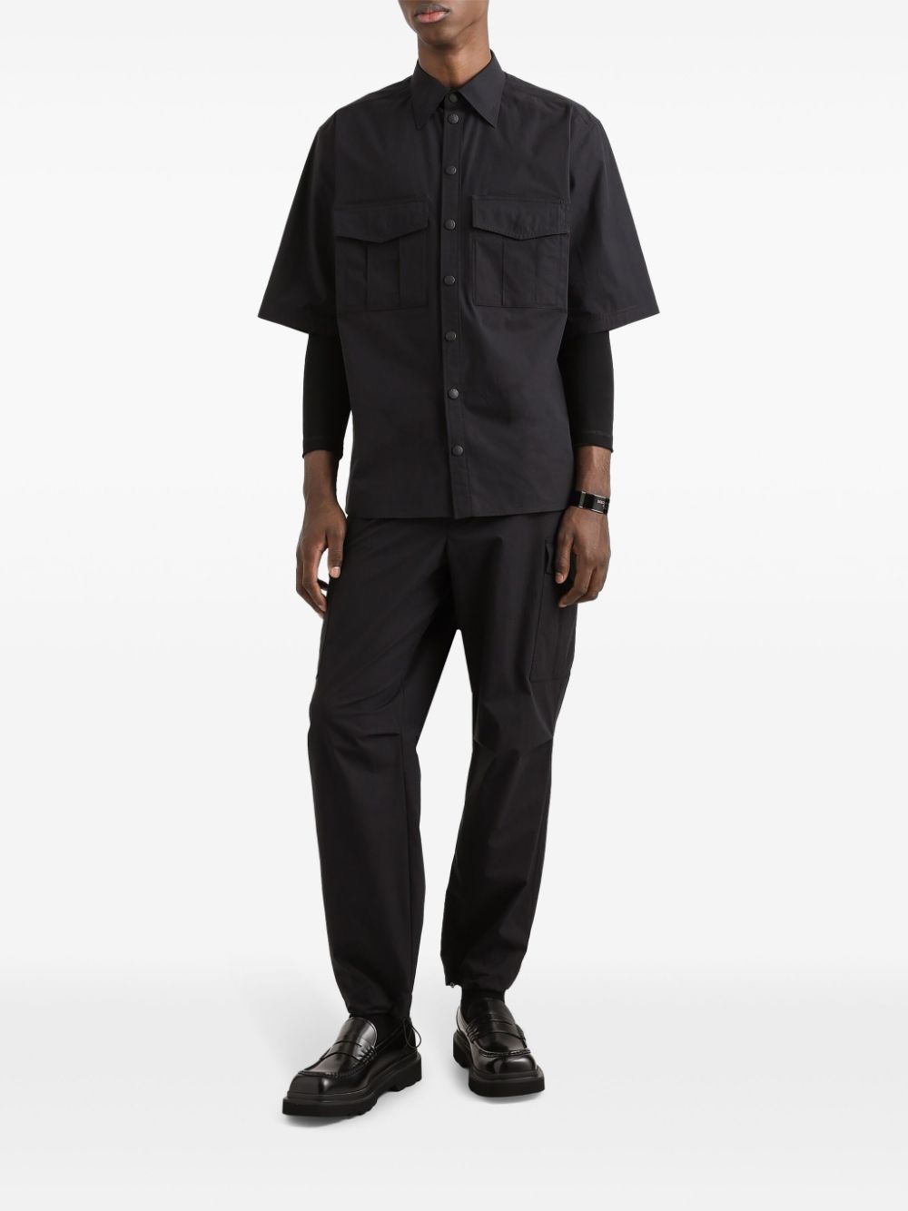 pleat-detail cargo pants - 2