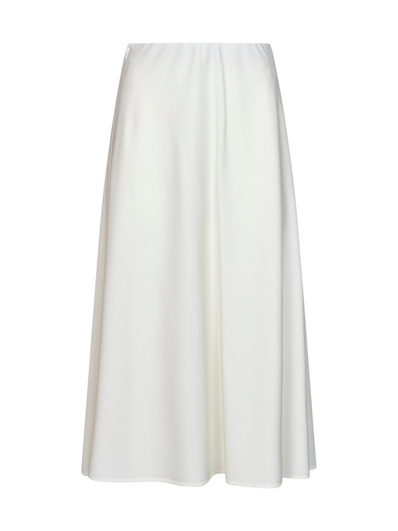 White twill Flute skirt 1