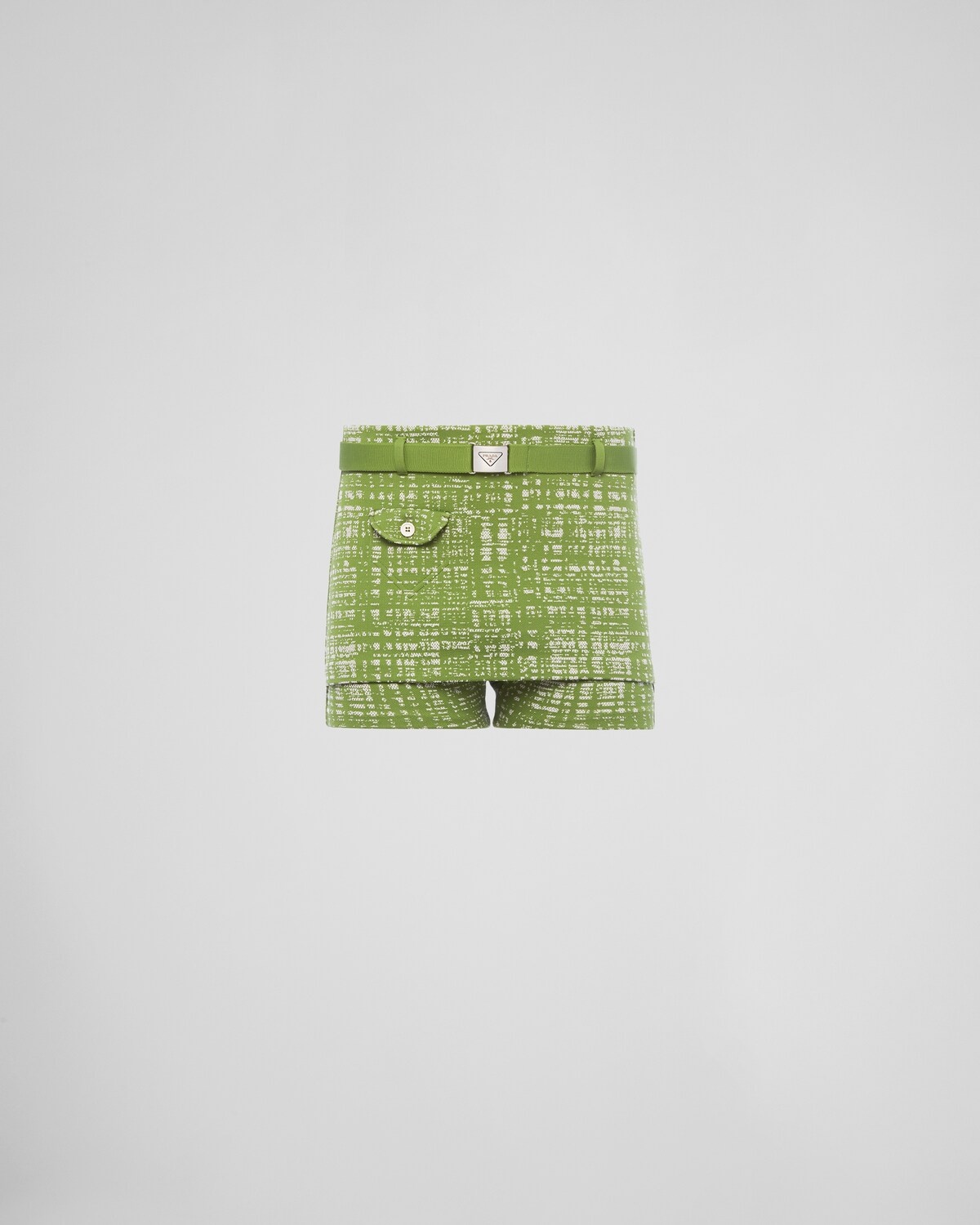 Jacquard knit shorts - 1