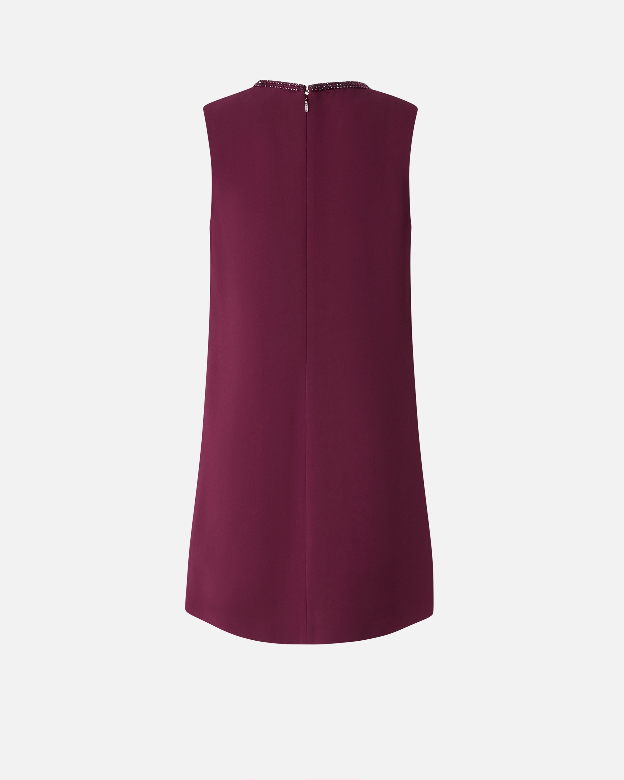 MINI DRESS WITH JEWEL NECK - 6
