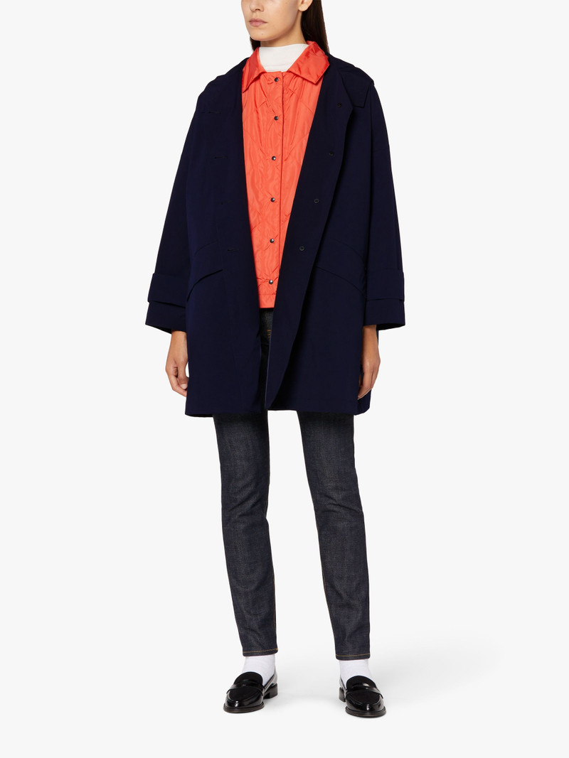 Mackintosh HUMBIE HOOD NAVY OVERCOAT | LM-1084B outlook