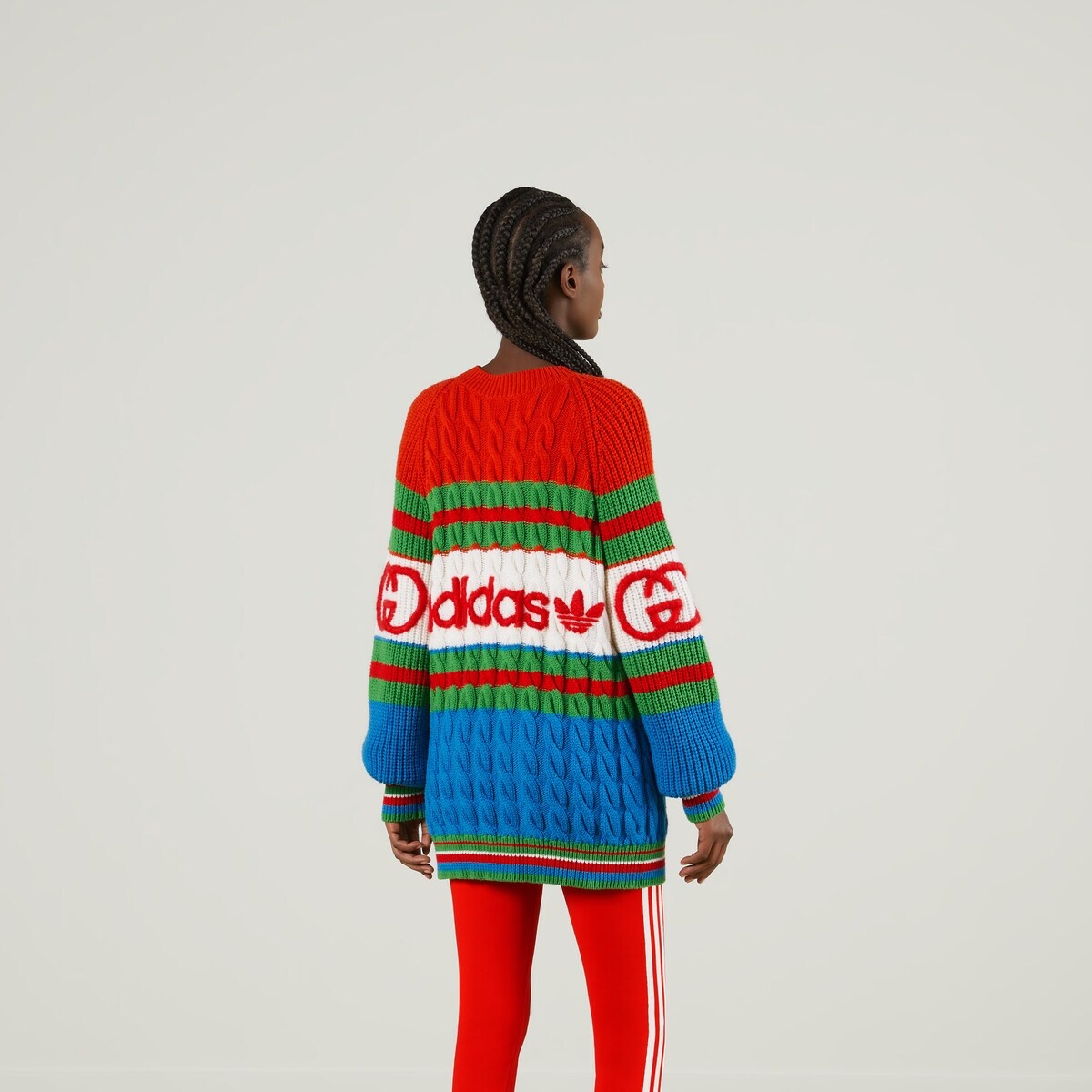 adidas x Gucci wool sweater - 8