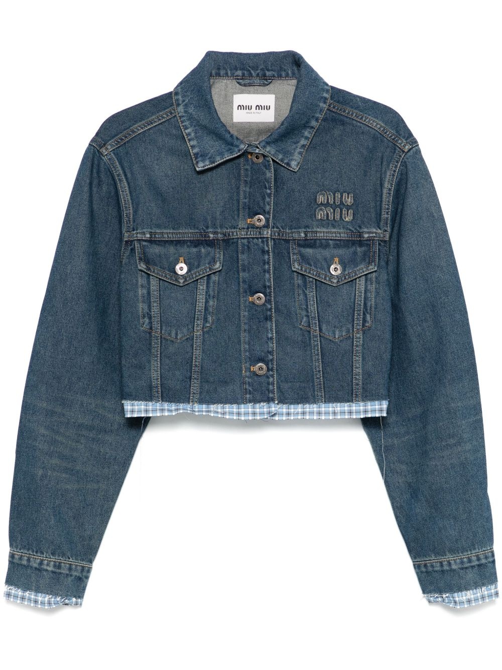 Miu Miu Women Denim Cotton Jacket - 1