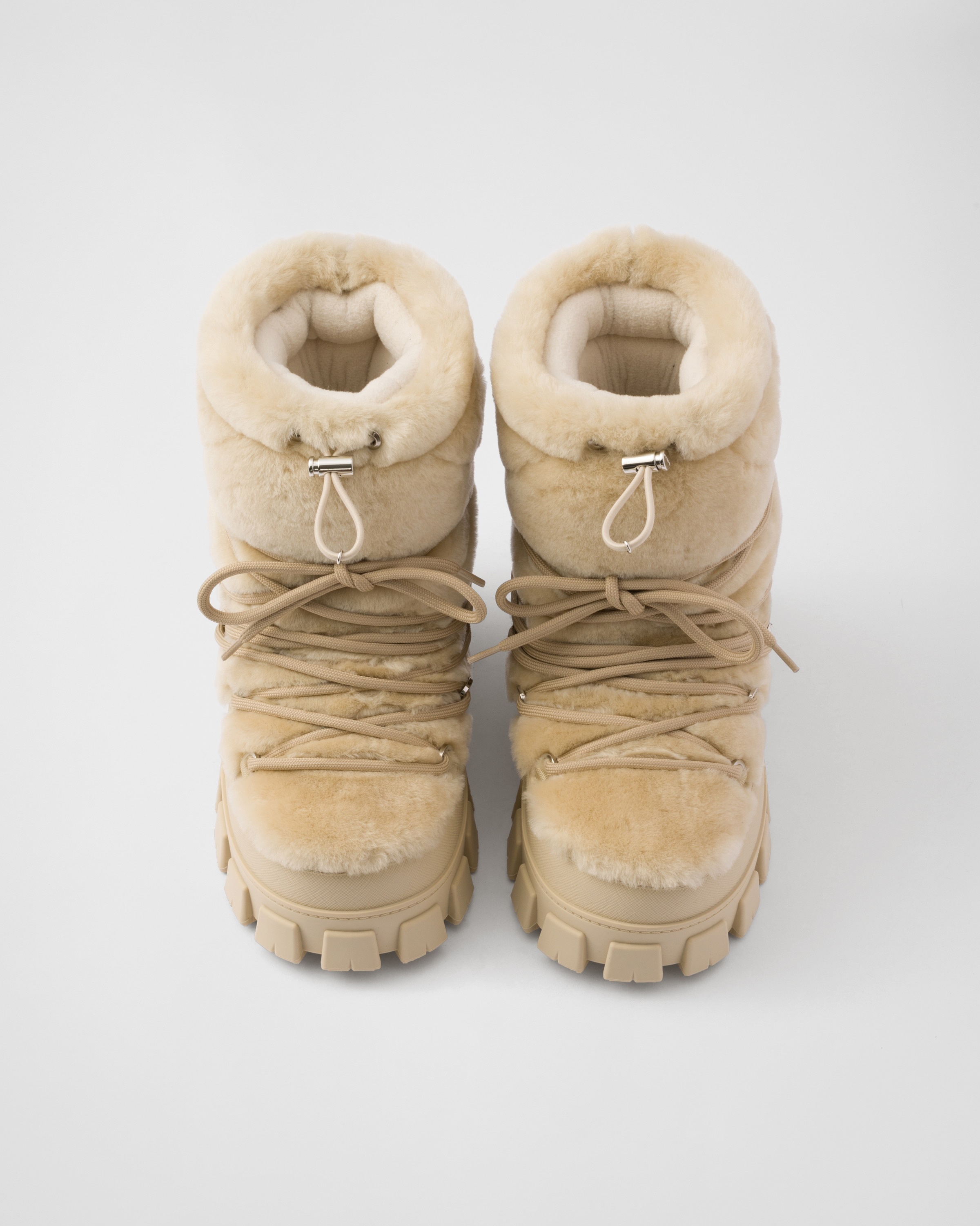 Shearling après ski booties - 4
