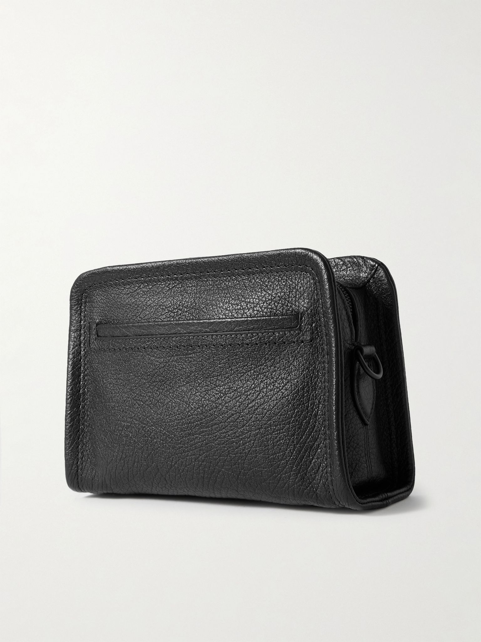 Journalier Small Full-Grain Leather Messenger Bag Black - 3