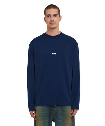 MSGM Long sleeve T-Shirt with Impact mini logo outlook