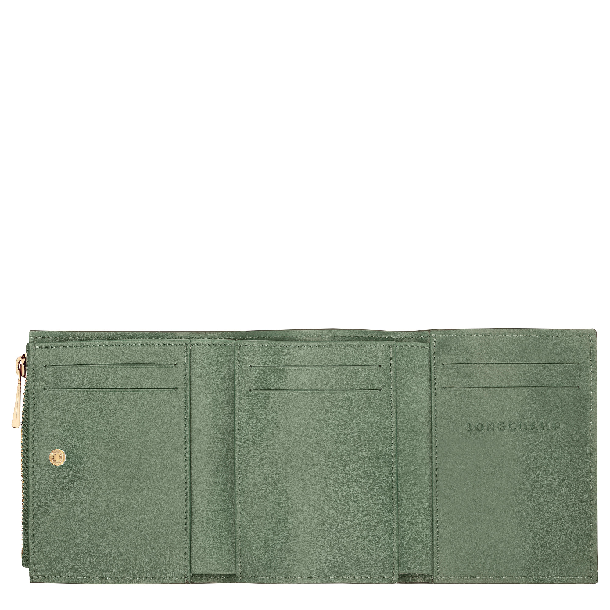Épure Compact wallet Oregano - Leather - 3
