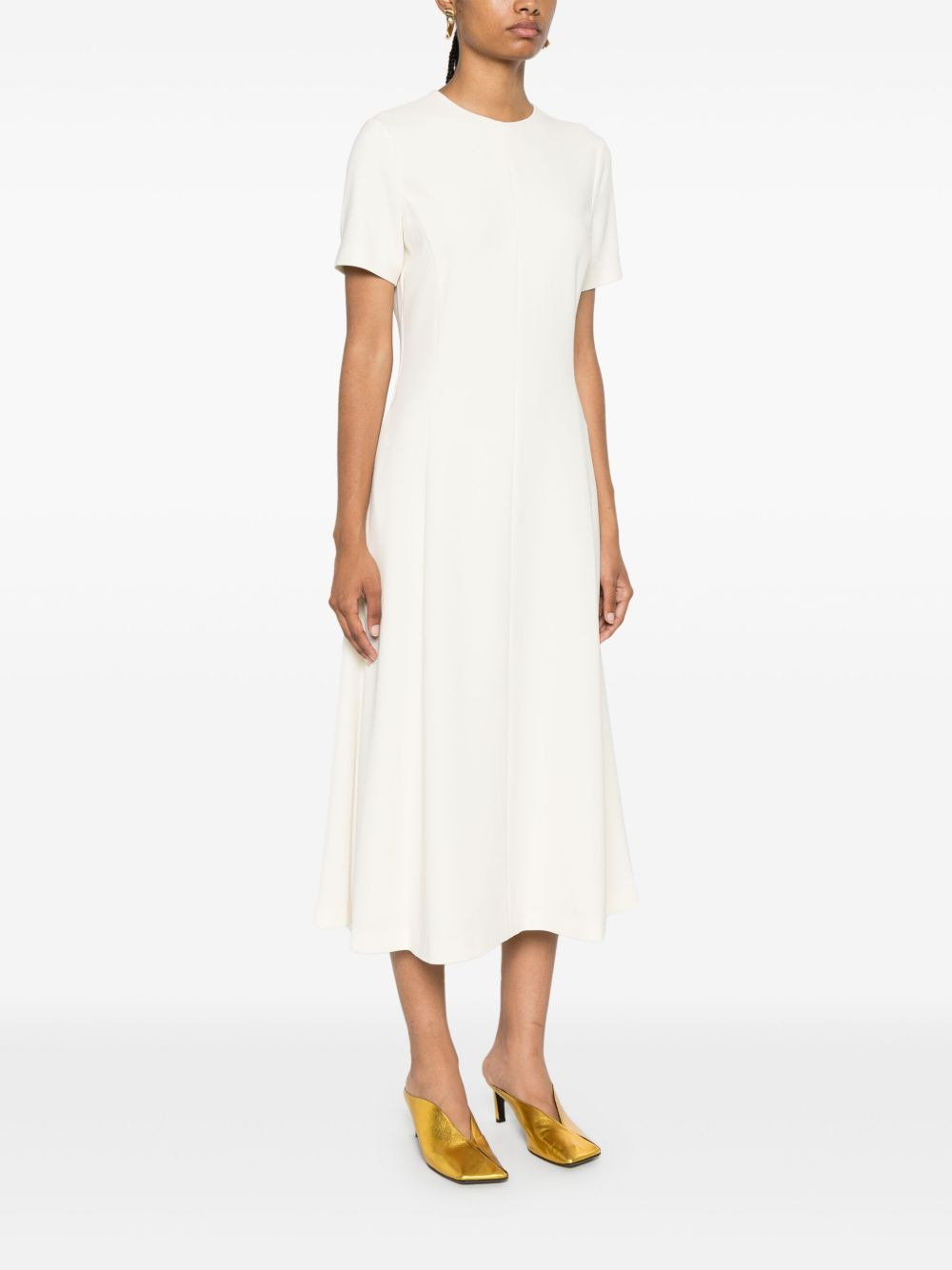 crepe midi dress - 3