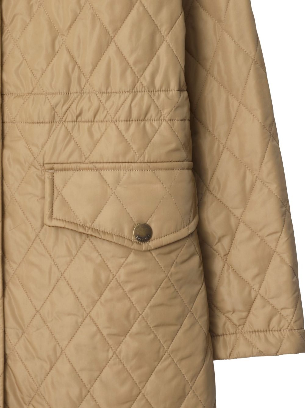 quilted hooded coat - 2