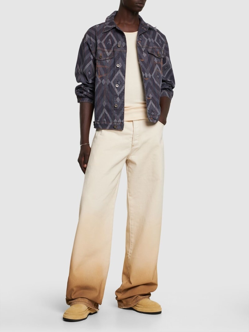 Signature printed denim jacket - 2