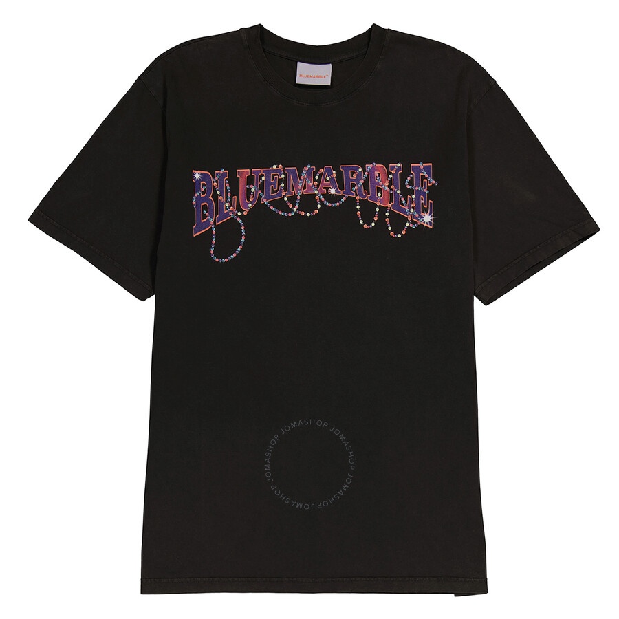 Bluemarble Men's Mardi Gras Logo Print T-Shirt - 1