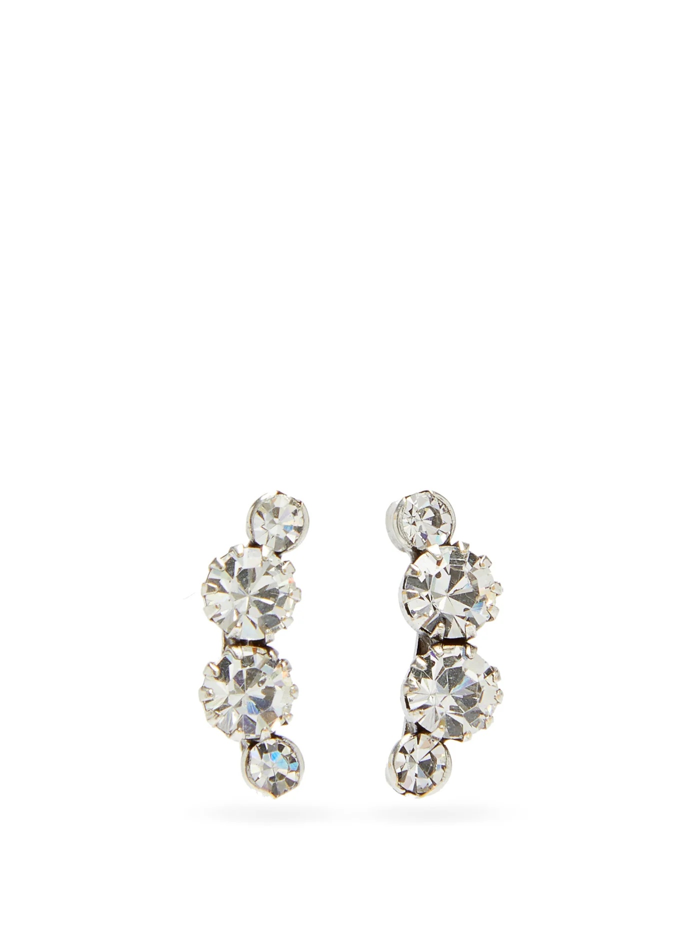 Crystal stud earrings - 1