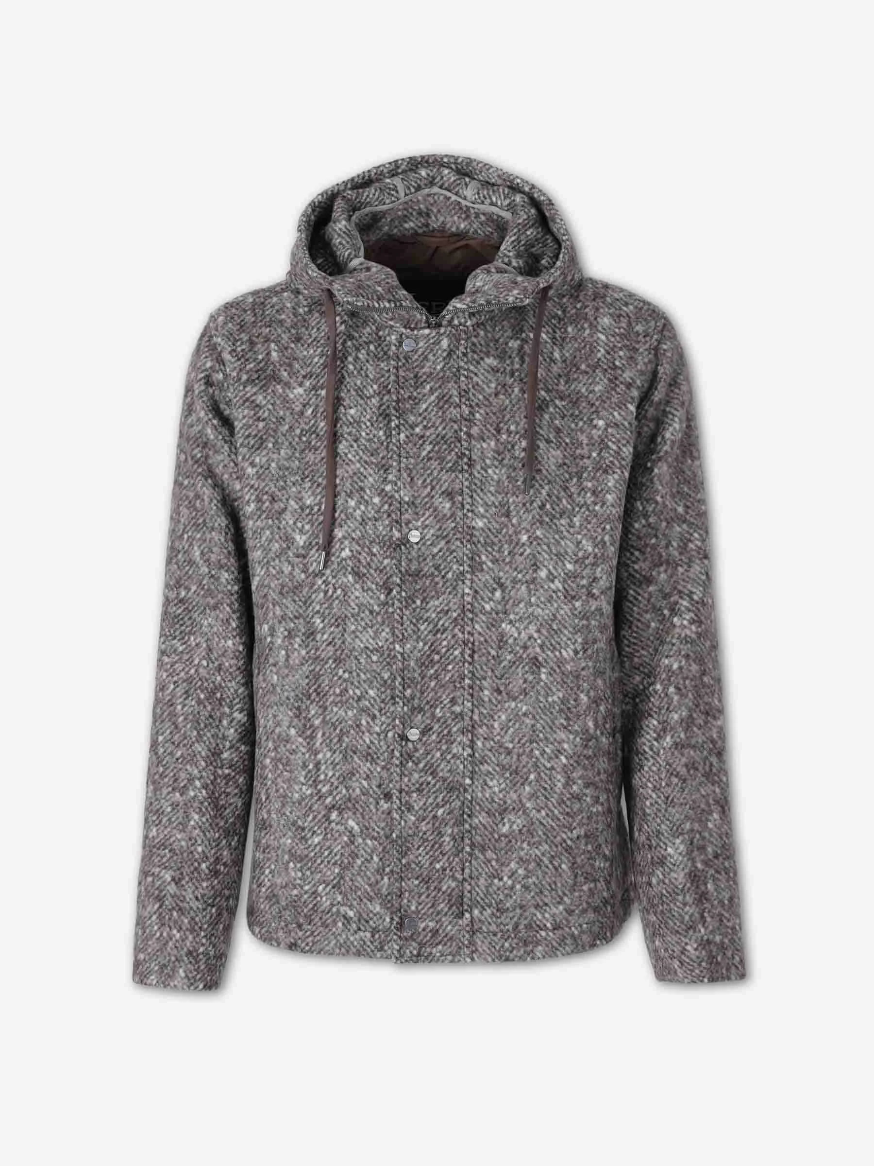 SHORT HOODED COAT - 1
