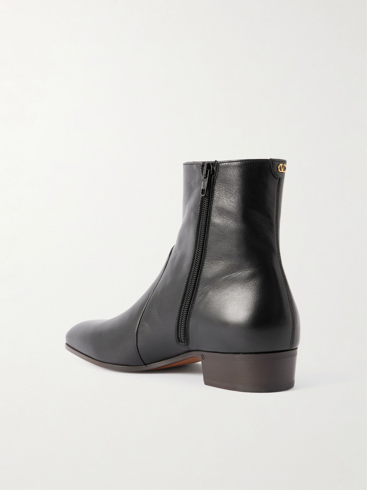 Leather Boots Black - 4