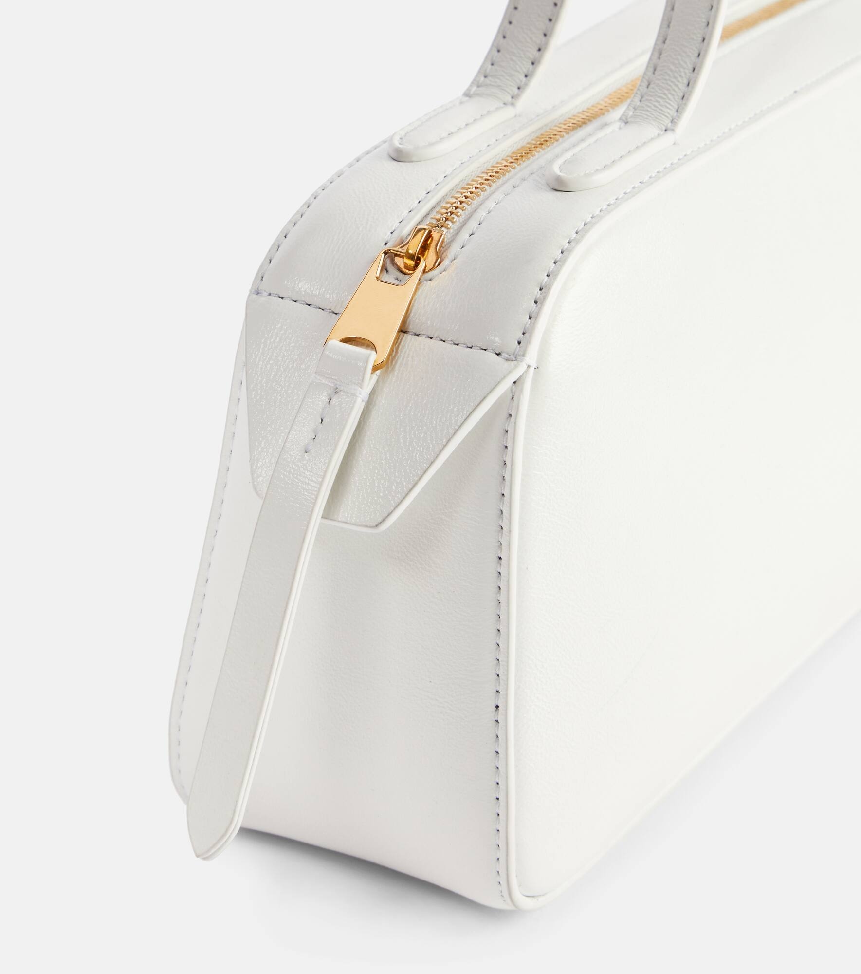 Simona leather shoulder bag - 6