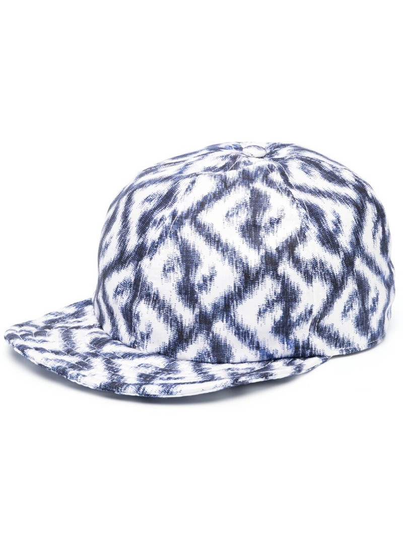 FF logo-print silk baseball cap 1
