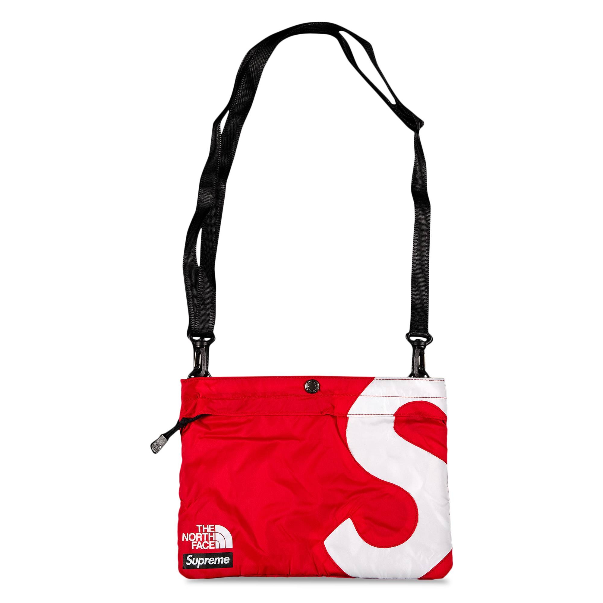 Supreme Supreme x The North Face S Logo Shoulder Bag Red REVERSIBLE