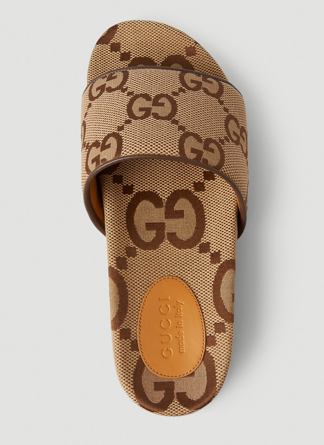 サンダル・ミュール GUCCI  gg sandal in cotton blend with jacquard monogram GUCCI GG Jacquard Slides | lncc | REVERSIBLE