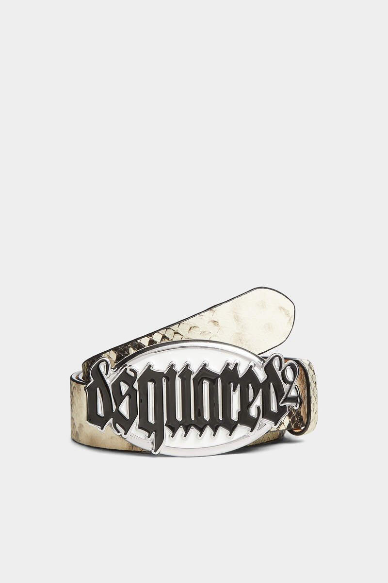 GOTHIC DSQUARED2 PLAQUE BELT 1