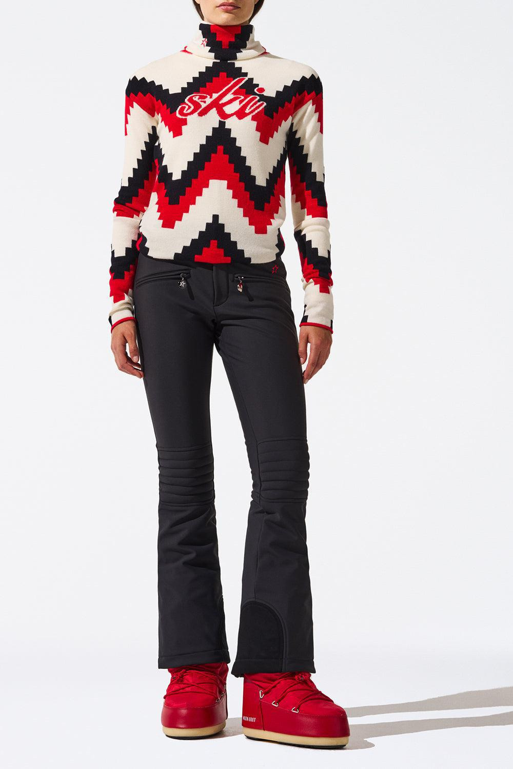 Chevron Sweater - Red - 3