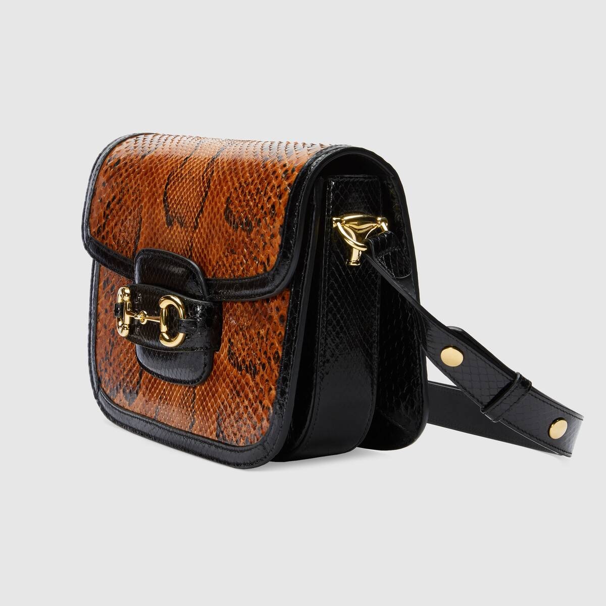 Gucci Horsebit 1955 python shoulder bag - 2