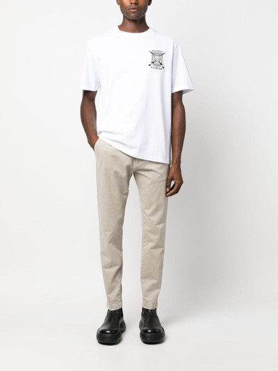 Maison Kitsuné College Fox-embroidered cotton T-shirt outlook