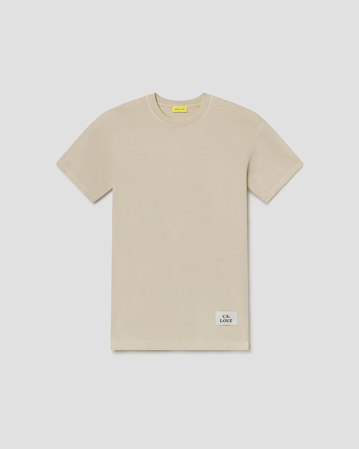 AGOLDE X TUPAC CA LOVE SHORT SLEEVE TEE IN KHAKI - 1