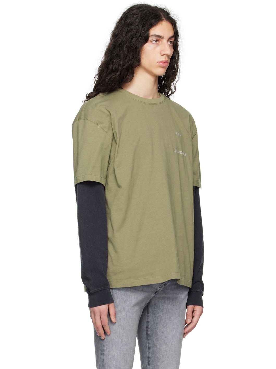 Khaki Print T-Shirt - 2