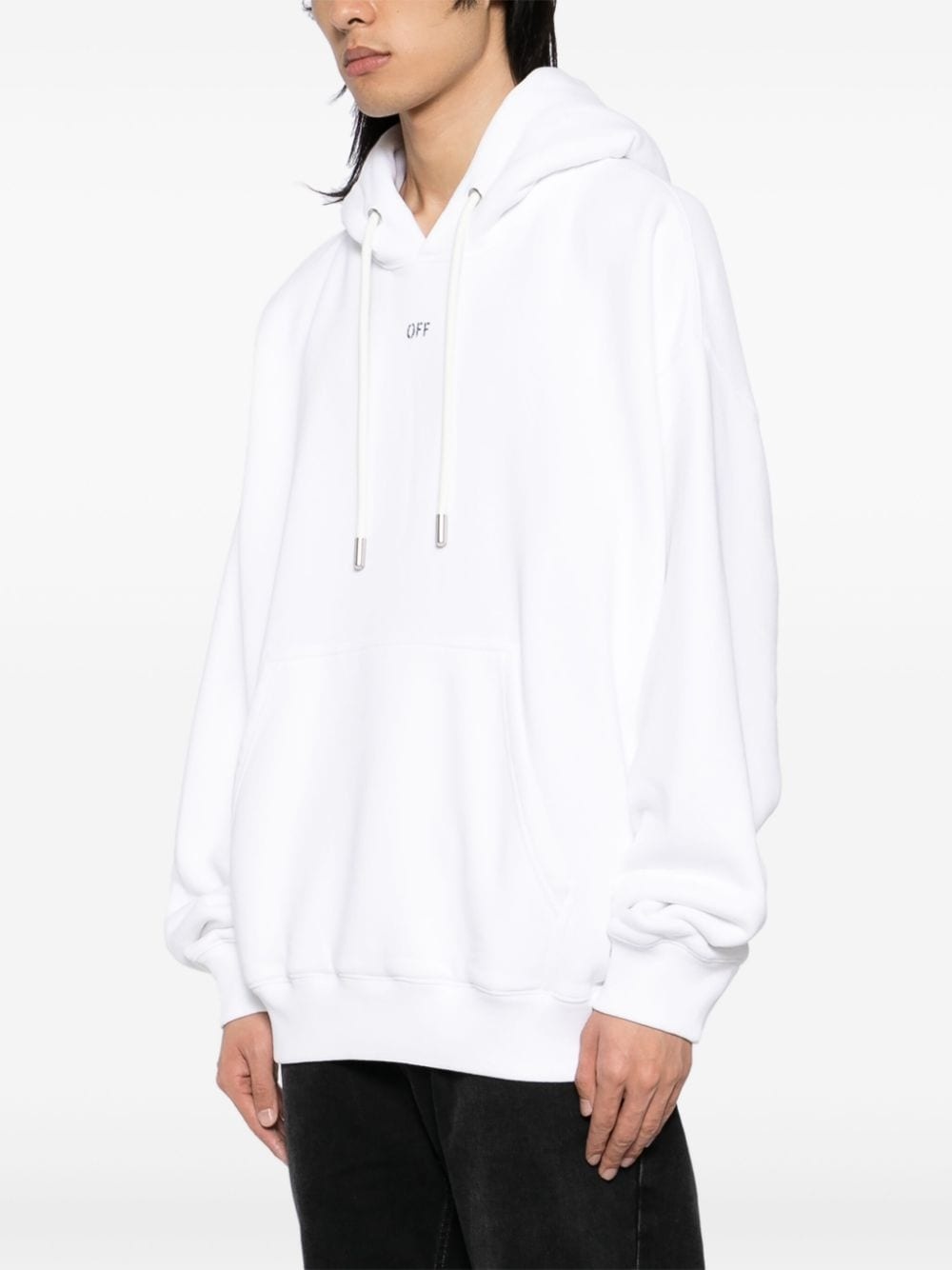 logo-print hoodie - 3
