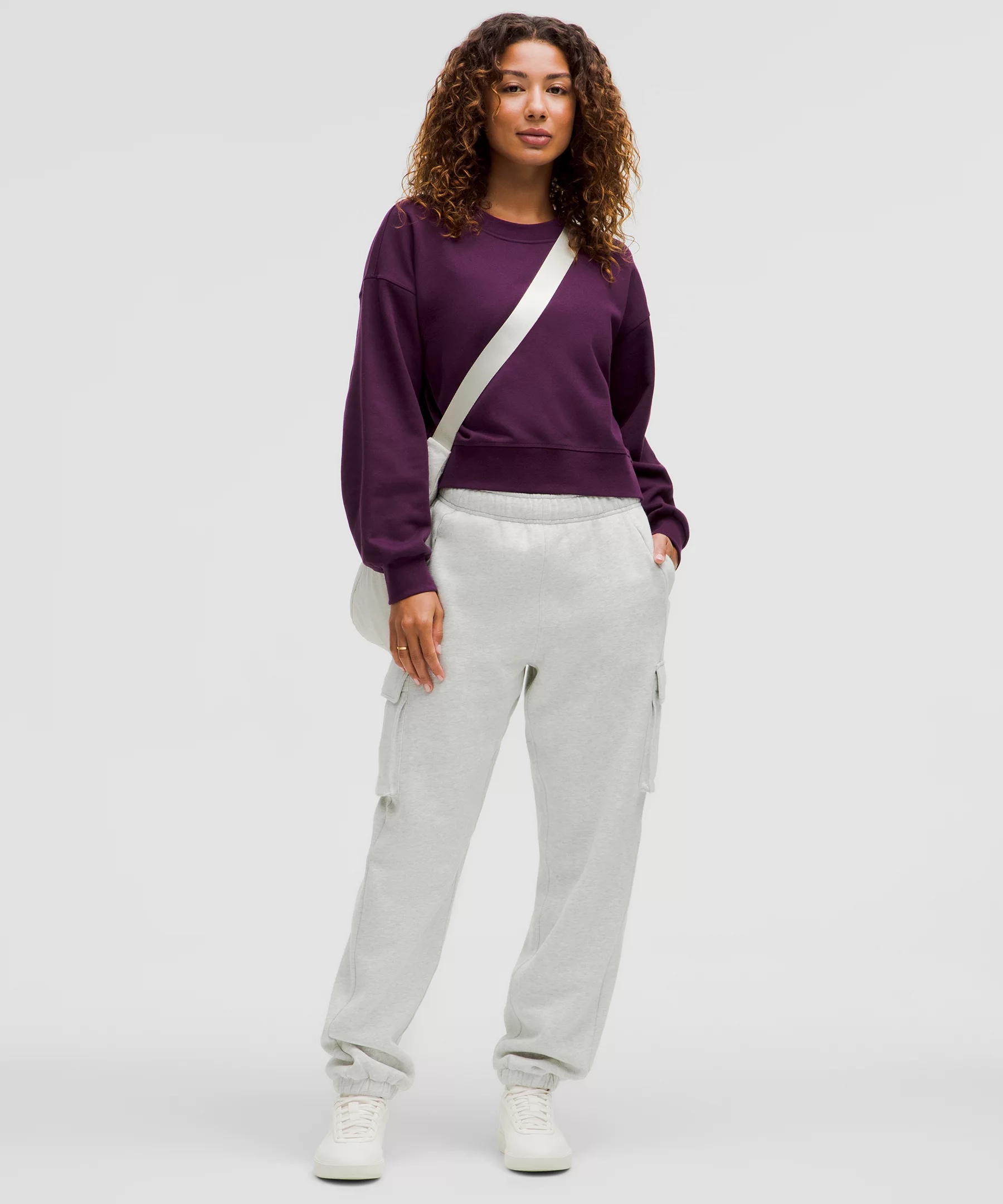 Perfectly Oversized Cropped Crew *French Terry - 2