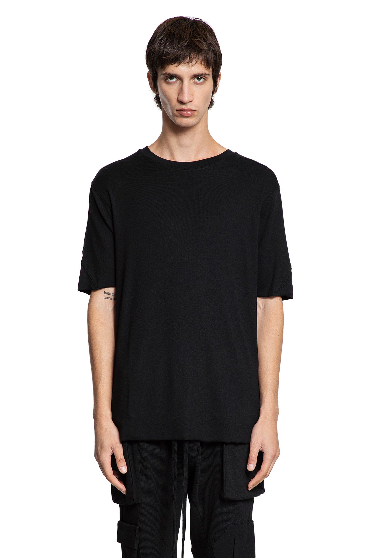 Stretch-Viscose-Jersey-T-Shirt - 1