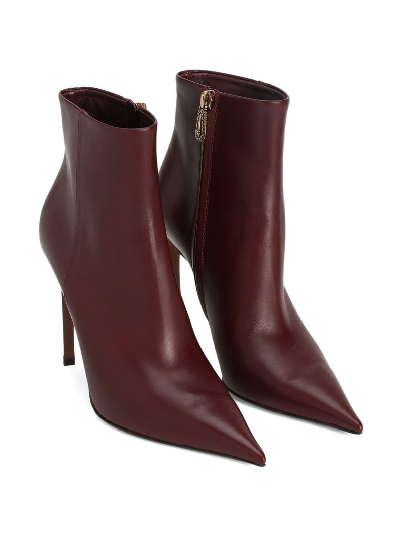 Dolce & Gabbana 105mm Devotion pointed-toe ankle boots outlook