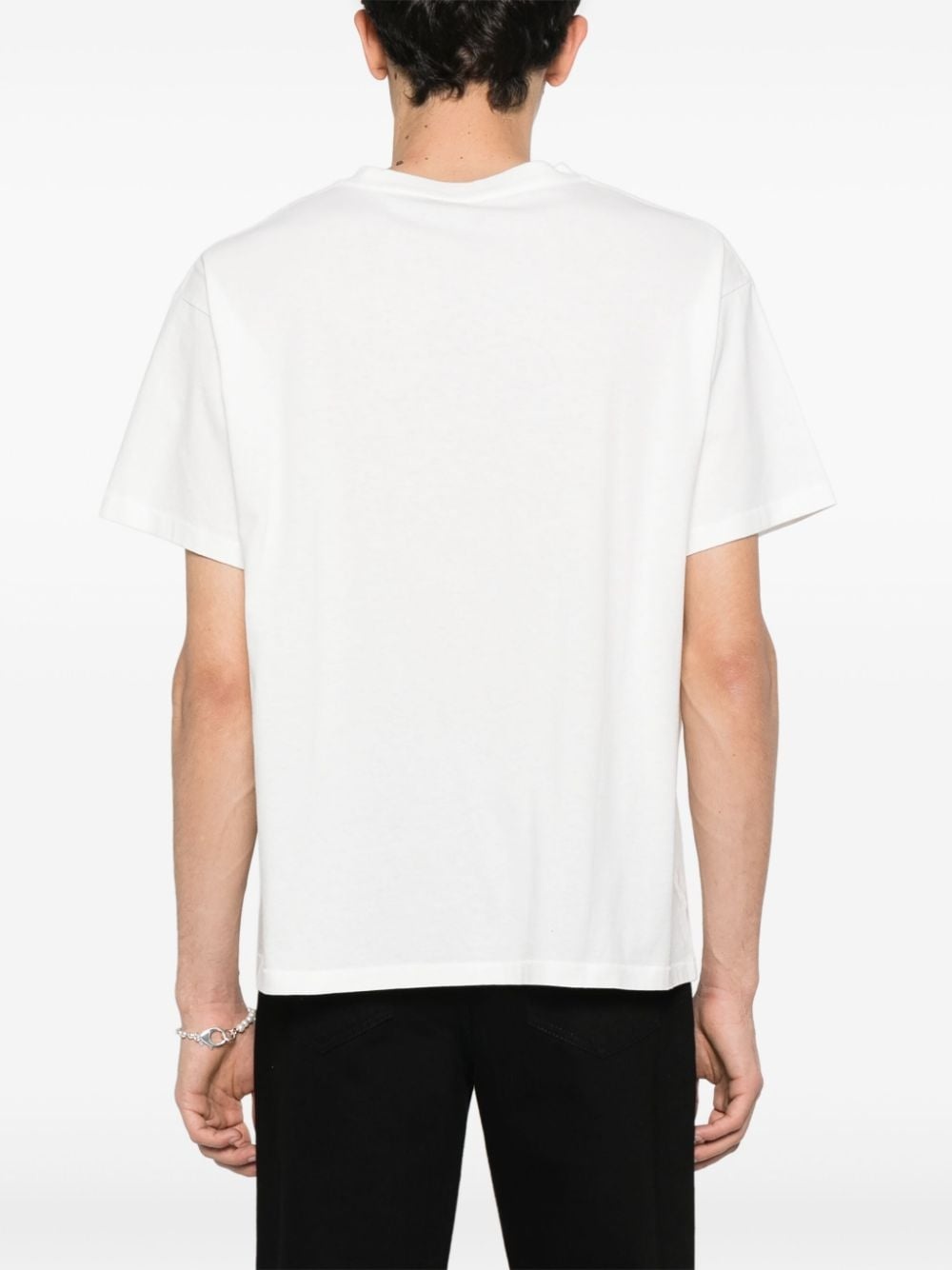 logo-print cotton T-shirt - 4