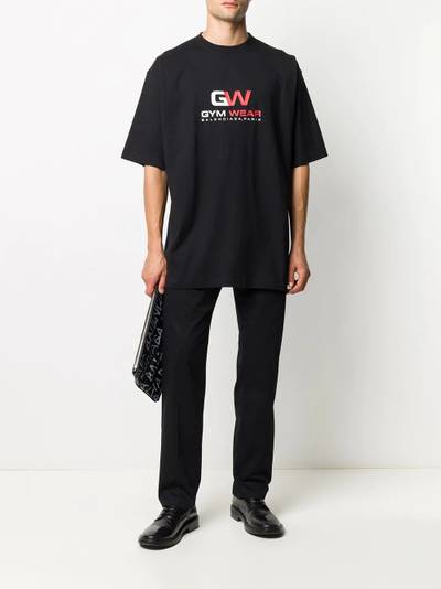 BALENCIAGA Gym Wear oversize T-shirt outlook