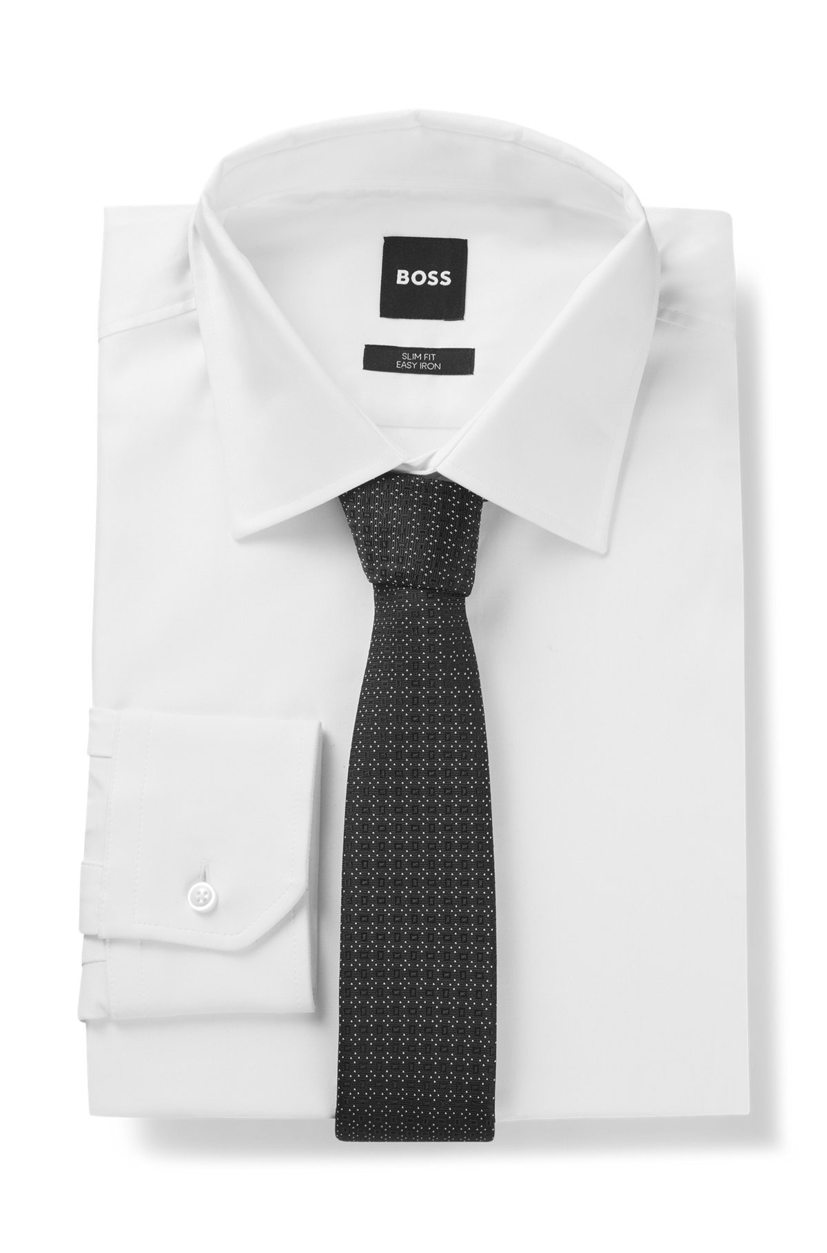 FORMAL TIE WITH ALL-OVER JACQUARD PATTERN - 3