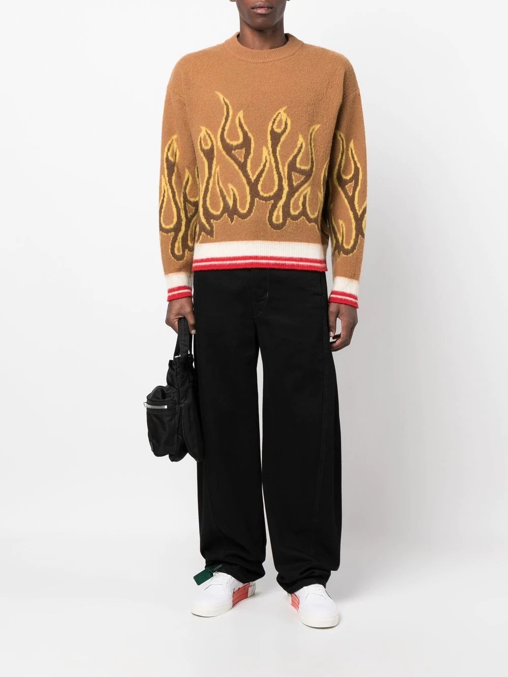 Burning drop-shoulder jumper - 2