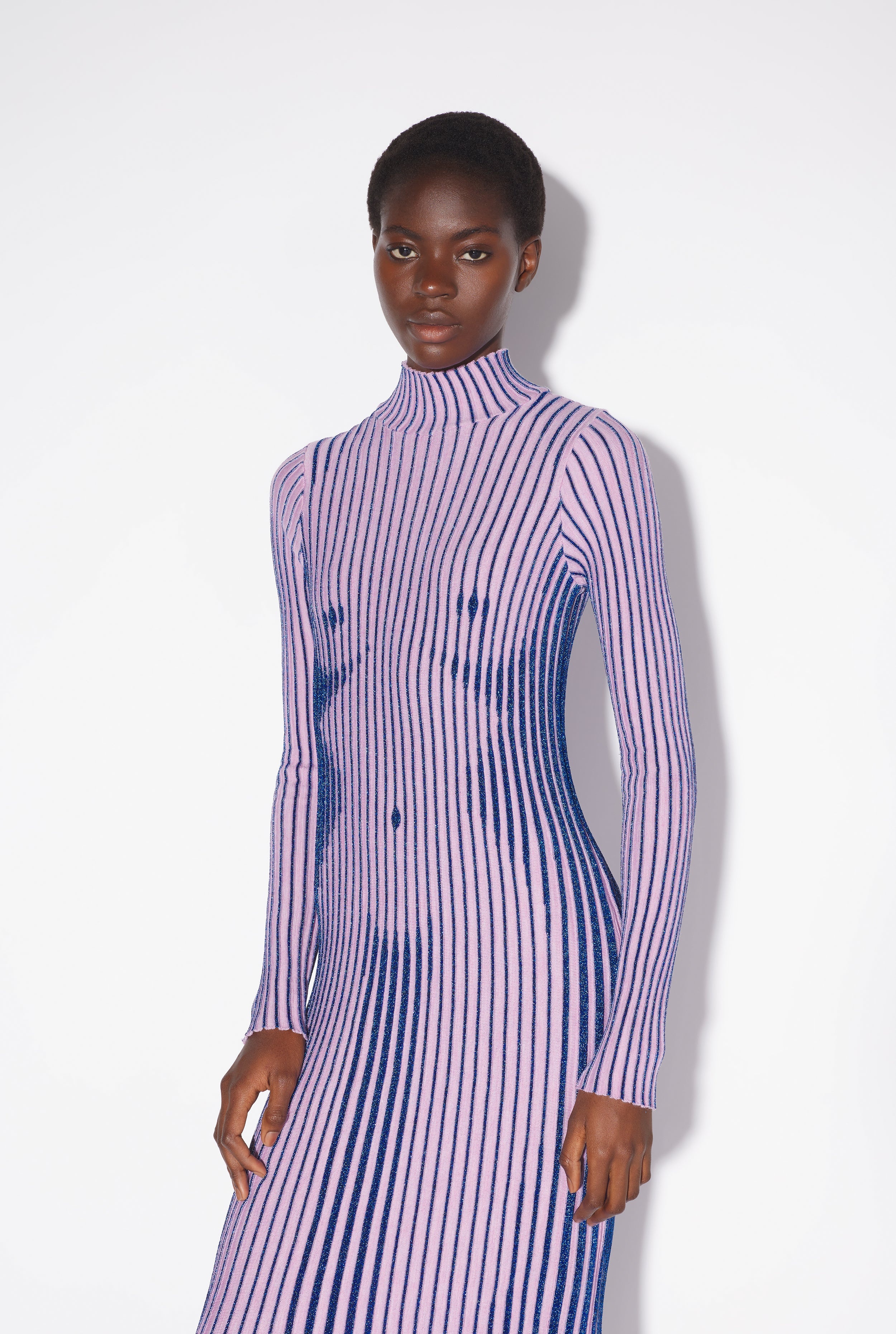Jean Paul Gaultier THE PINK LUREX TROMPE L'OEIL DRESS