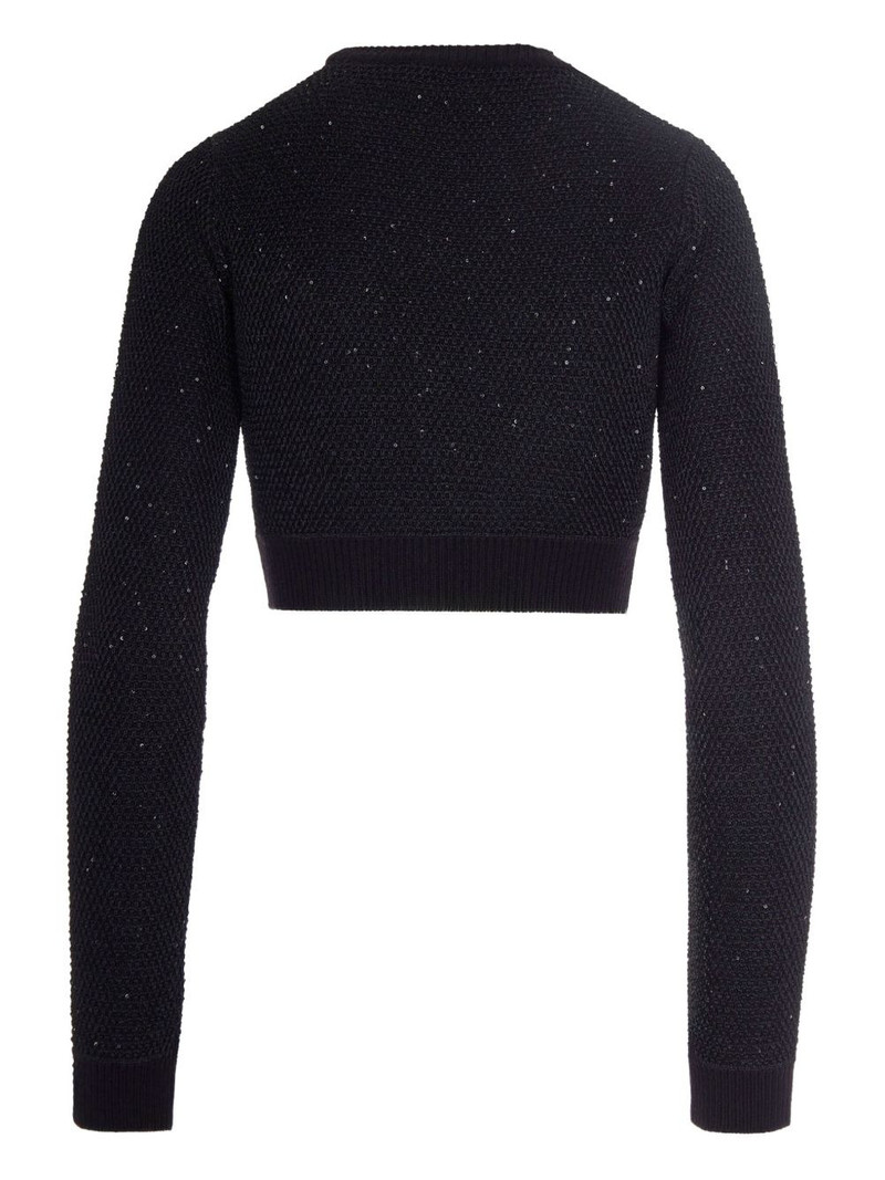 ELISABETTA FRANCHI sequin-embellished top outlook