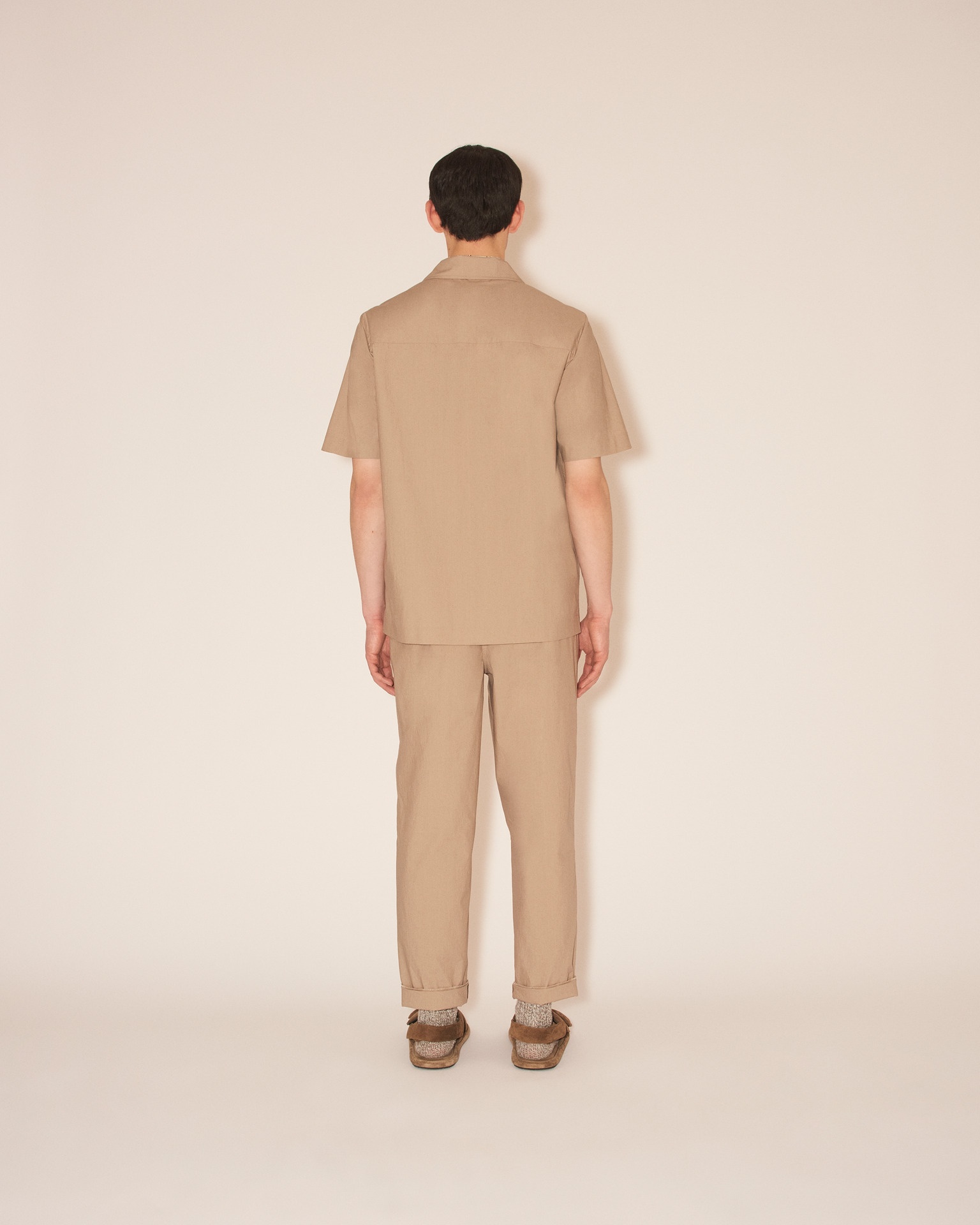 MAXIM - Short-sleeve shirt - Stone - 4