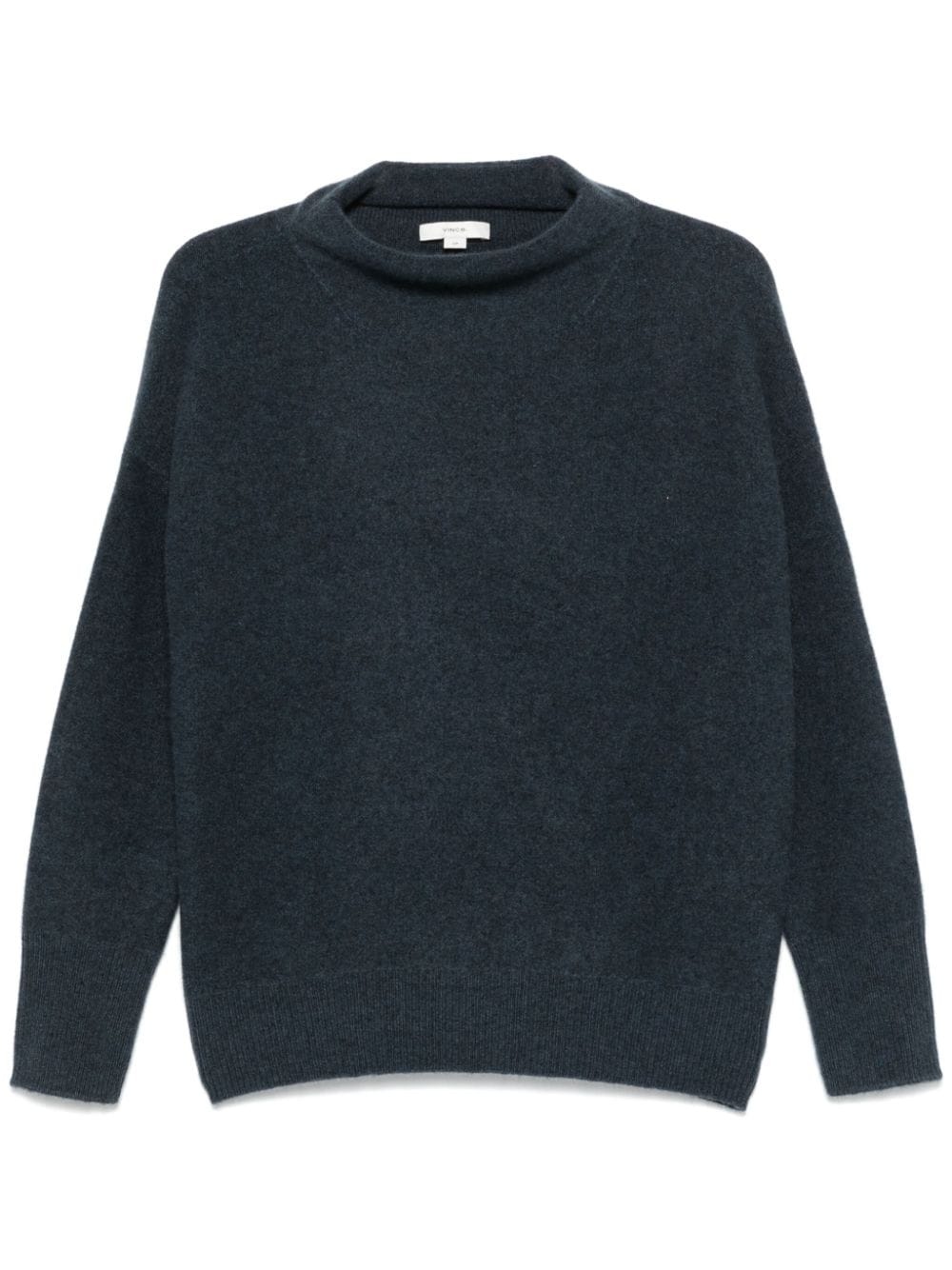 cashmere funnel-neck sweater - 1