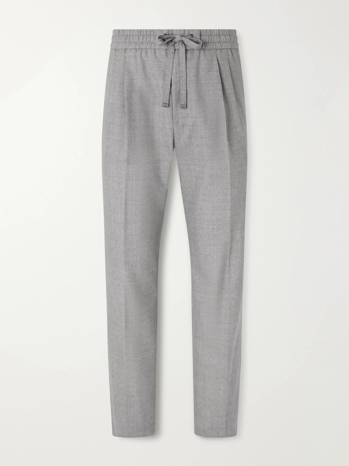 Sartoriale Straight-Leg Pleated Wool Trousers - 1