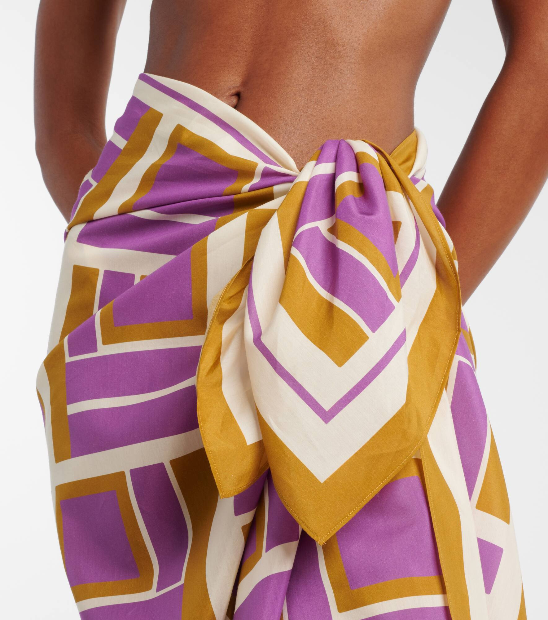 Vibration cotton and silk beach cover-up - 4