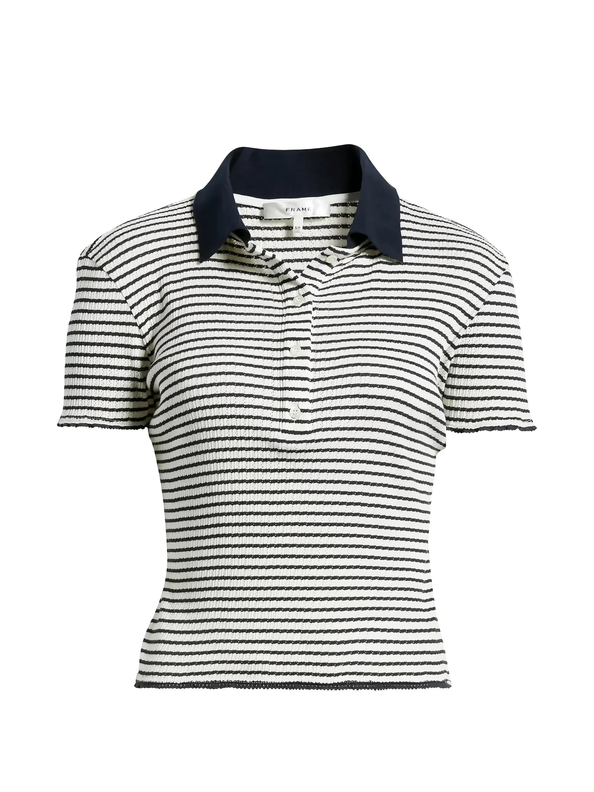 Frame Striped Polo Top - 1