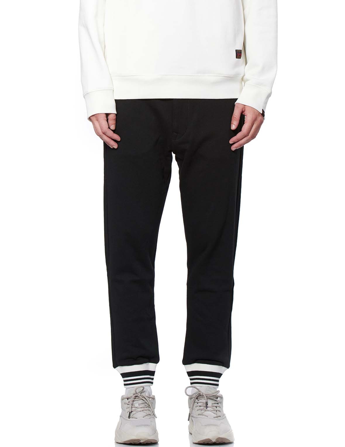 HYBRID SWEATPANTS WITH EVISU GIANT PRINT - 3