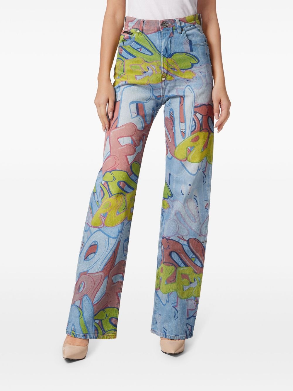 Palace Fit Bombing high-rise wide-leg jeans - 2