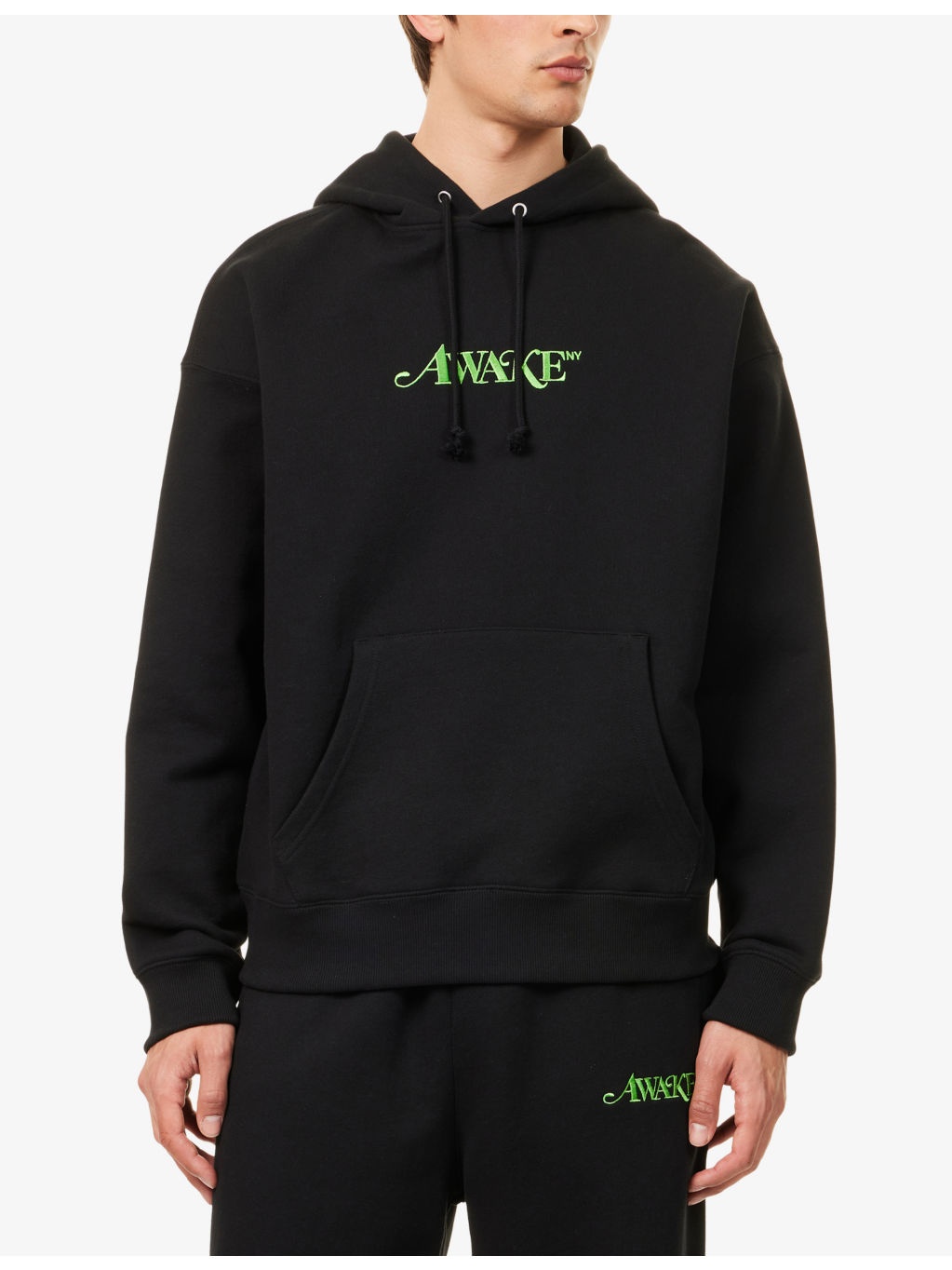 Classic Logo Kangaroo-Pocket Cotton-Jersey Hoody - 3