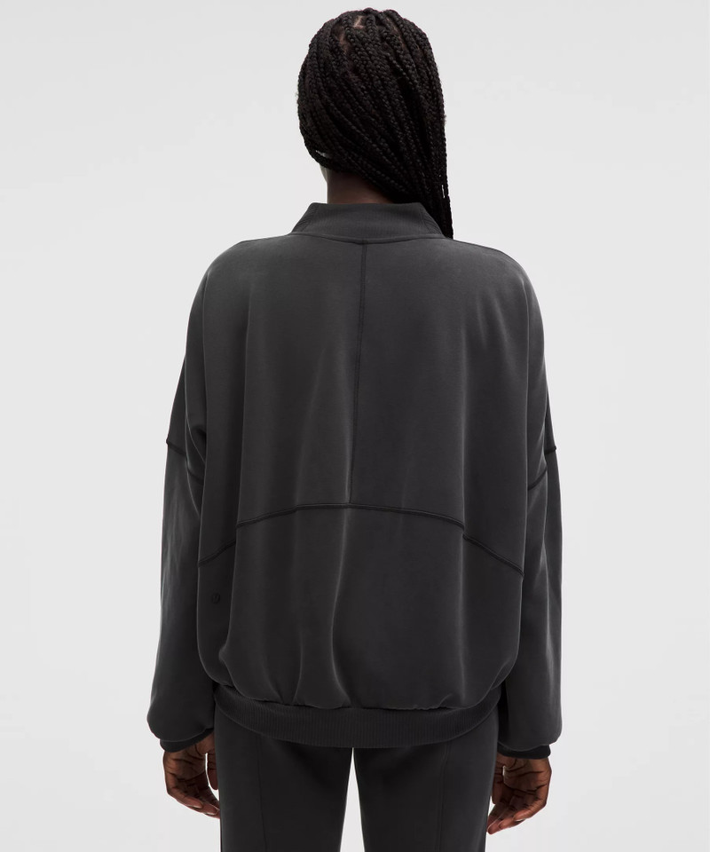 Brushed Softstreme Oversized Bomber Jacket 3