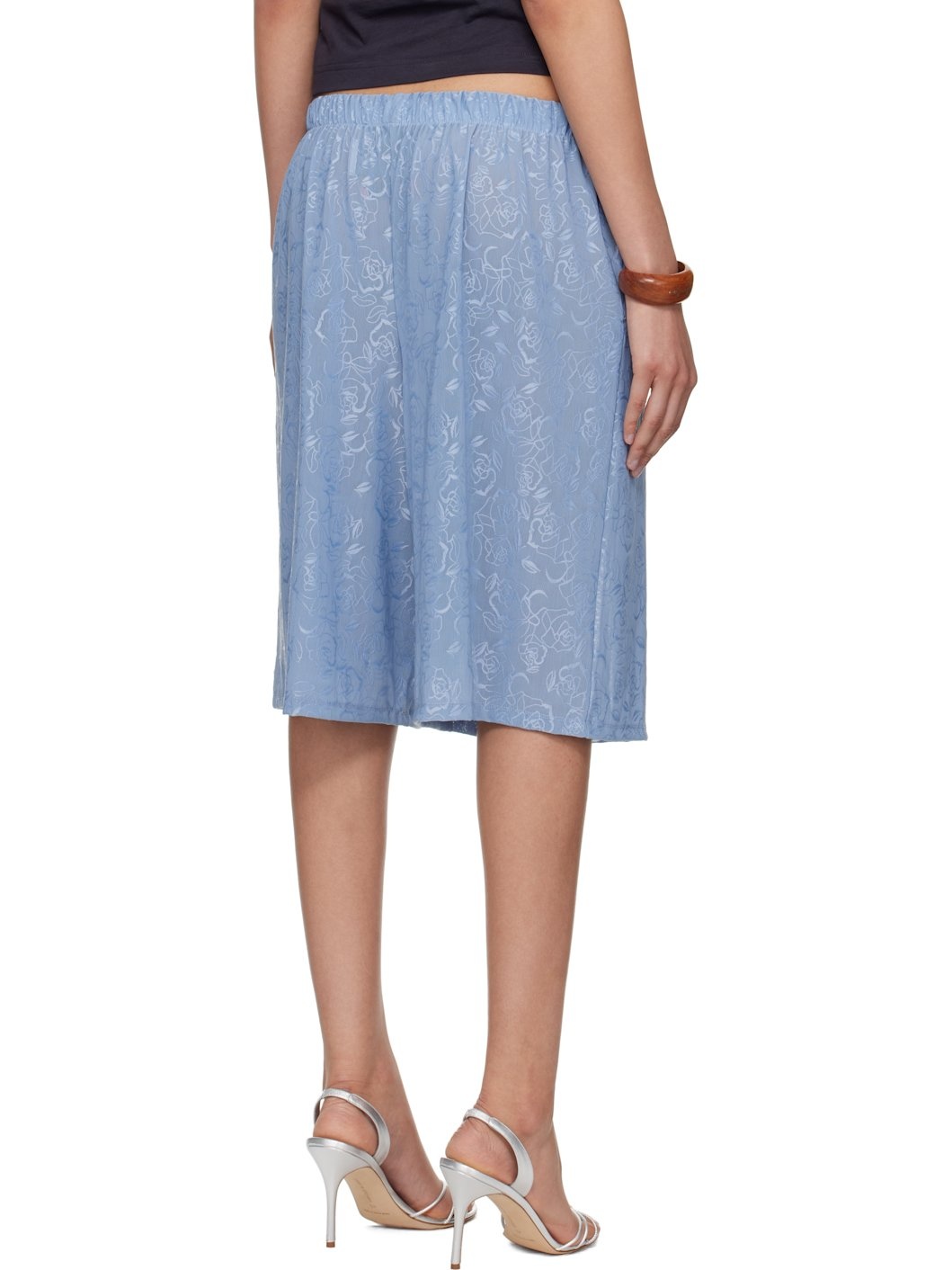 SSENSE Exclusive Blue Lace Basketball Shorts - 3
