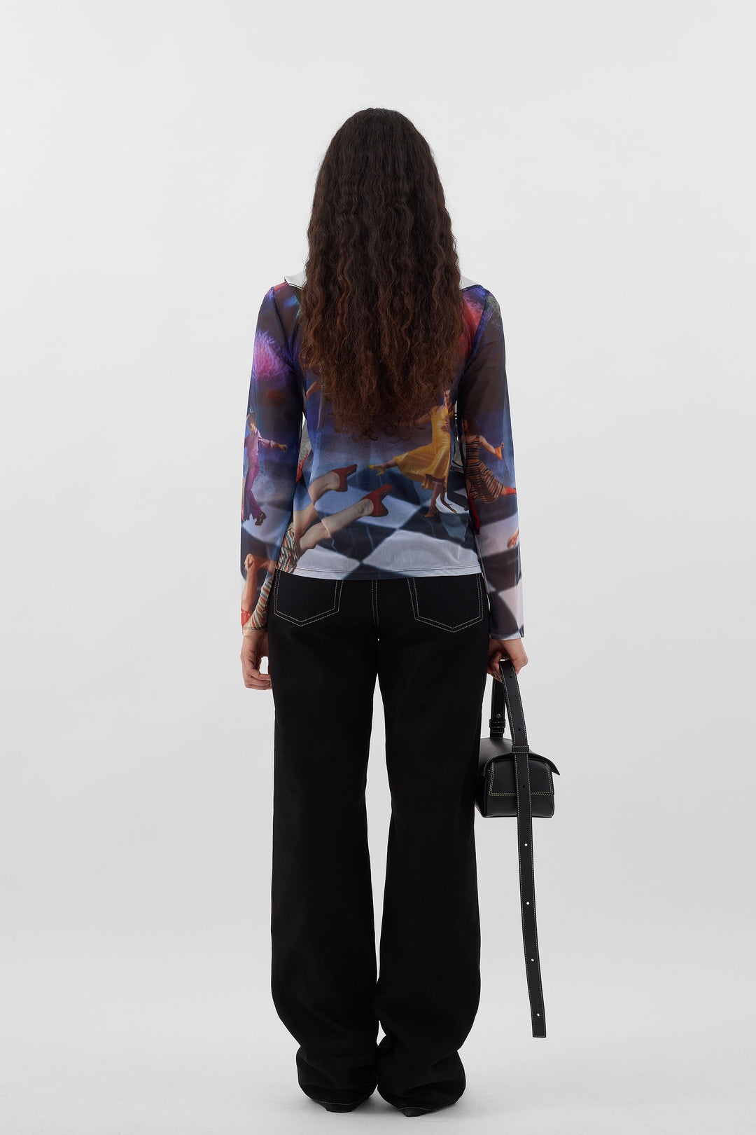 SHEER ORGANZA SHIRT / Brigitte print - 4