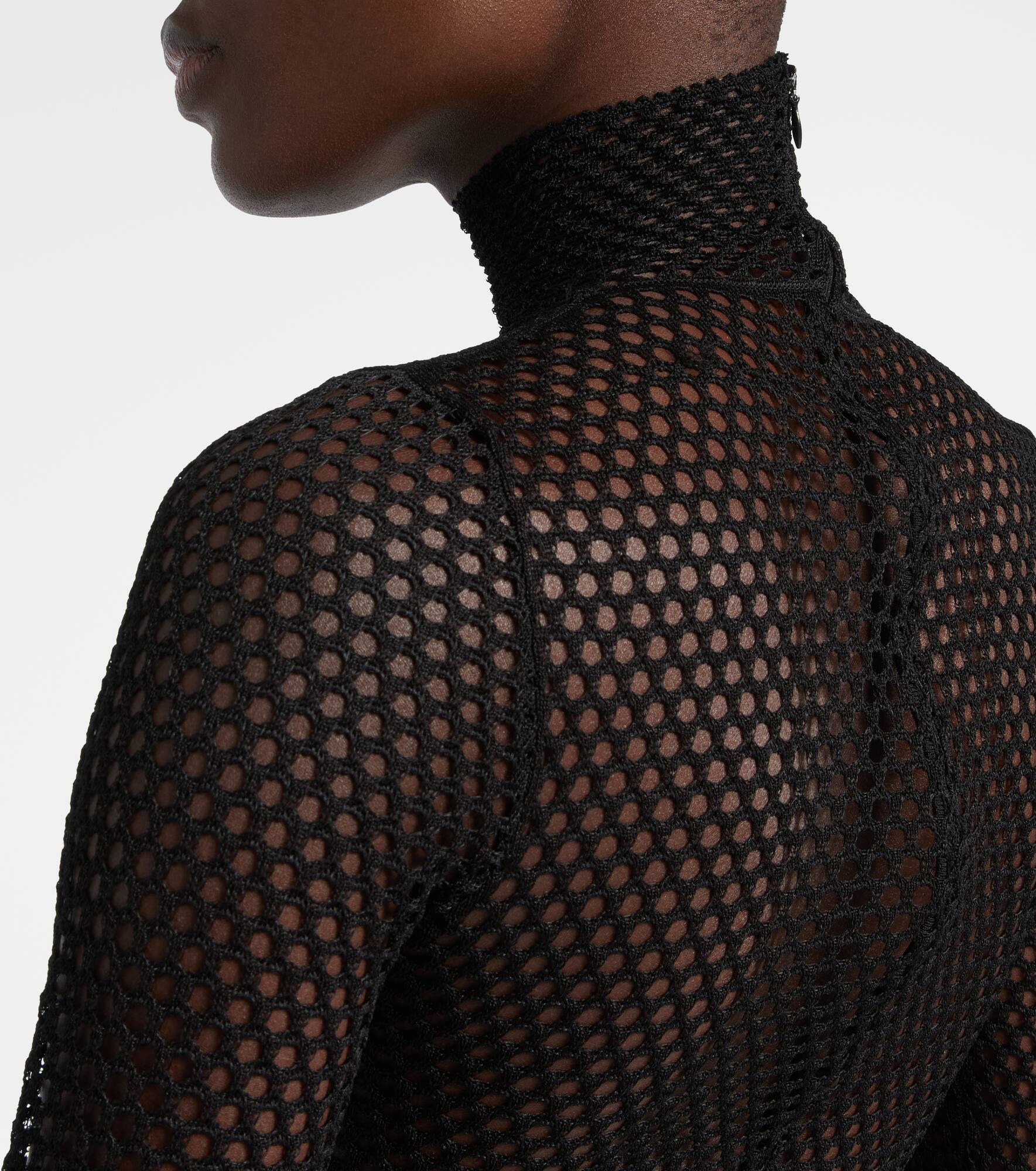 Logo mesh bodysuit - 5